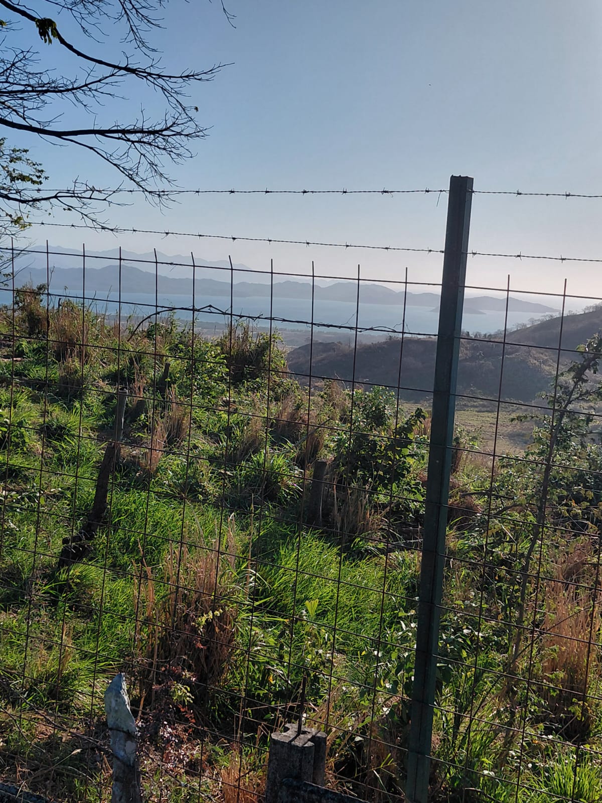 Panoramic land in central La Cruz